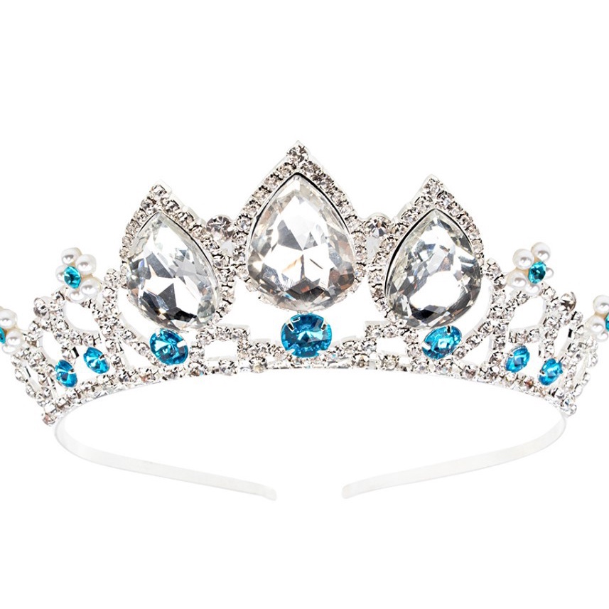 Băng Đô Vương Miện Đính Đá Thời Trang Cho Bé