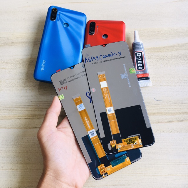 Combo Bộ Vỏ Sườn + Màn Hình Oppo Realme C3 Zin Hàng Cao Cấp