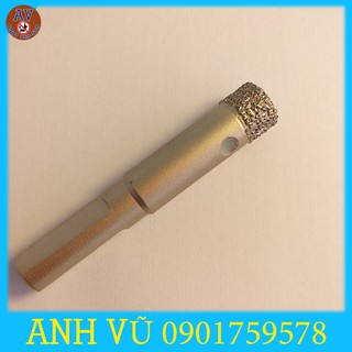 MŨI KHOAN ĐÁ CỨNG PHI 12MM, MŨI KHOAN ĐÁ HOA CƯƠNG, ĐÁ CẦU THANG, GRANITE - MŨI KHOAN ĐÁ CAO CẤP 12MM - DA12MM