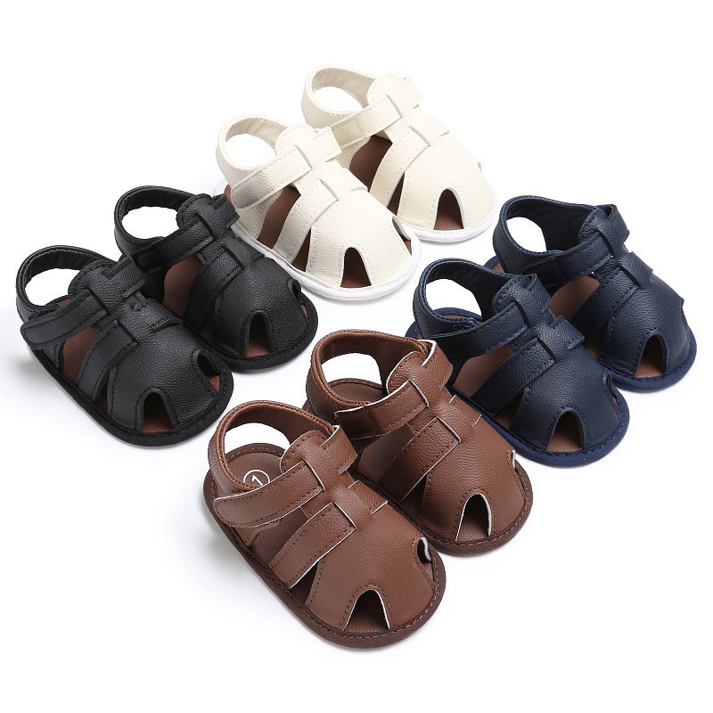 Giày sandals da PU năng động cho bé trai