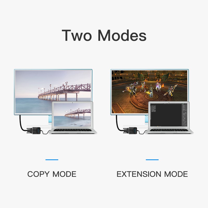 Cáp chuyển đổi VENTION chuyển từ đầu cắm DP sang lỗ cắm VGA cho máy tính laptop nối máy chiếu HDTV