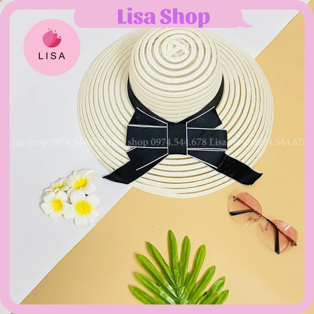 [FREESHIP- HÀNG CAO CẤP] Mũ Cói, Nón Cói Vành Rộng Đi Biển Form Chuẩn phối Nơ, che nắng tuyệt đối mẫu M5