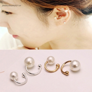 [Mã FASHIONCB273 giảm 10K đơn bất kỳ] Khuyên tai đính ngọc trai giả thời trang Hàn Quốc thanh lịch