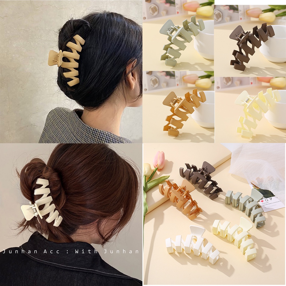 Kẹp tóc hình tam giác nhiều màu thời trang cho nữ