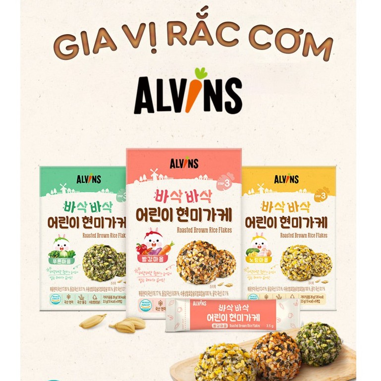 Gia vị rắc cơm cho bé Alvins 28g