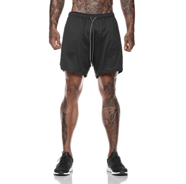 Quần thể thao,tập gym hai lớp bảo vệ cơ đùi | BigBuy360 - bigbuy360.vn