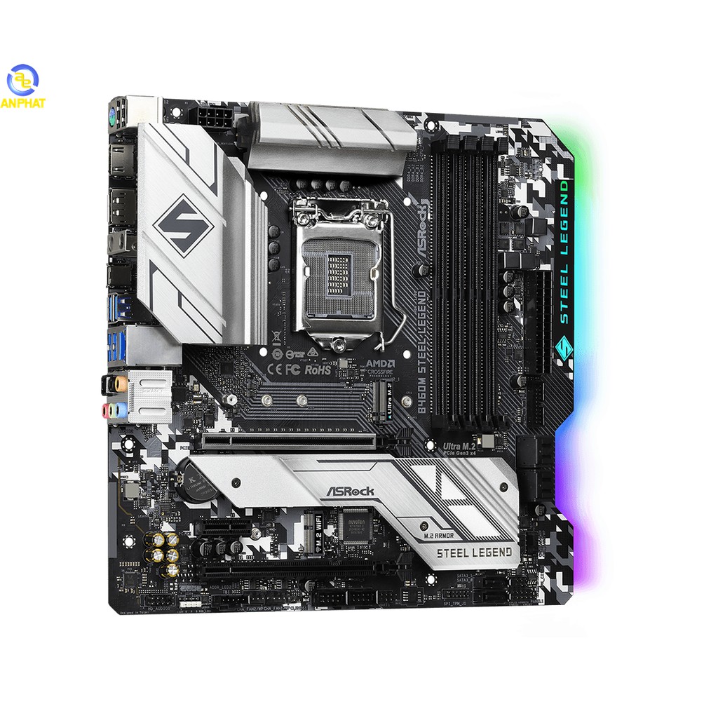 [Mã ELMS05 giảm 5% đơn 300k]Bảng mạch chính Asrock B460M STEEL LEGEND - Bảo hành chính hãng 36 Tháng | BigBuy360 - bigbuy360.vn