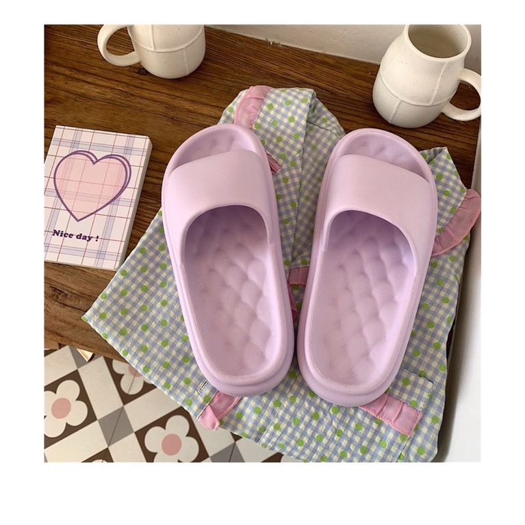 DÉP BÁNH MỲ TRƠN ĐẾ CAO UNISEX SIÊU ÊM