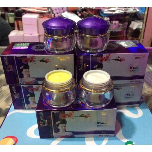 Bộ kem nám trắng da tái tạo phục hồi da hư tổn WISDOM LADY - BX3387
