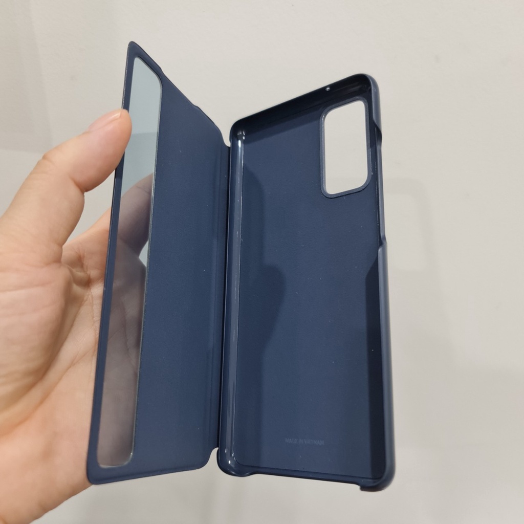 Bao Da Clear View Samsung Galaxy S20 FE, Mới 100%, Màn Hình Thông Báo, Chống Sốc