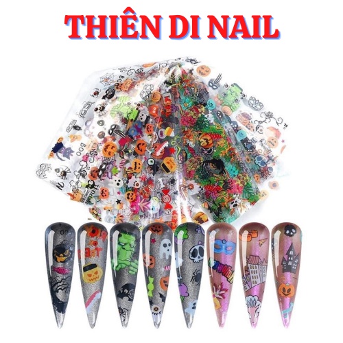 Foil dán móng hoạ tiết hallowen Thiên Di Nail