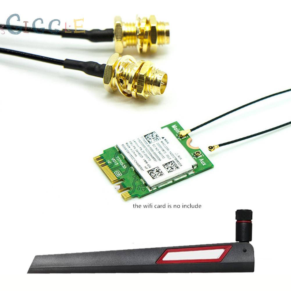 2 Ăng Ten Wifi 7265ac Rp-Sma Pci Pcmcia Ax200 W / 2 Ipex4 | BigBuy360 - bigbuy360.vn