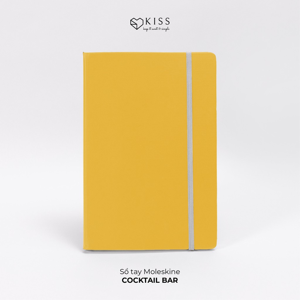 Sổ tay KISS Moleskine trơn - BST Cocktail Bar /Bìa cứng 160 trang