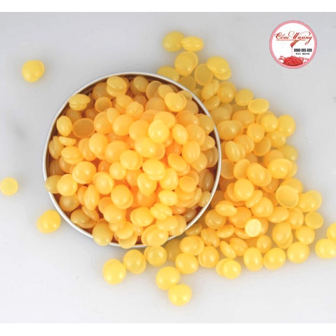 (V)SÁP WAX LÔNG NÓNG HẠT ĐẬU HARD WAX BEAN 100g Cao Cấp Tặng que wax to