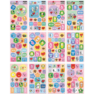 3 Tấm hình dán BTS BT21