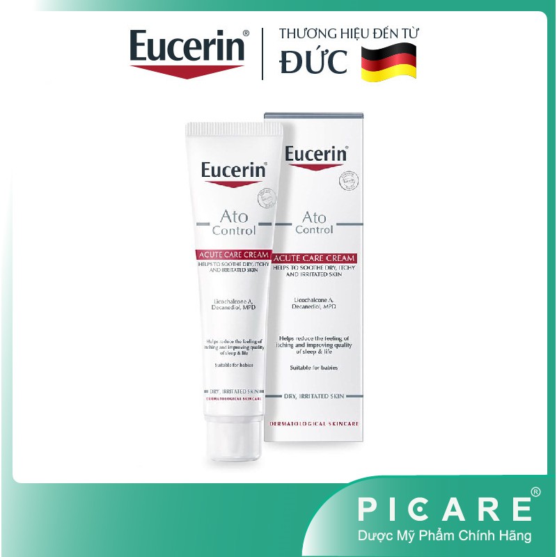 Kem dưỡng giảm ngứa và đỏ da Eucerin Ato Control Acute Care 40ml - 63174