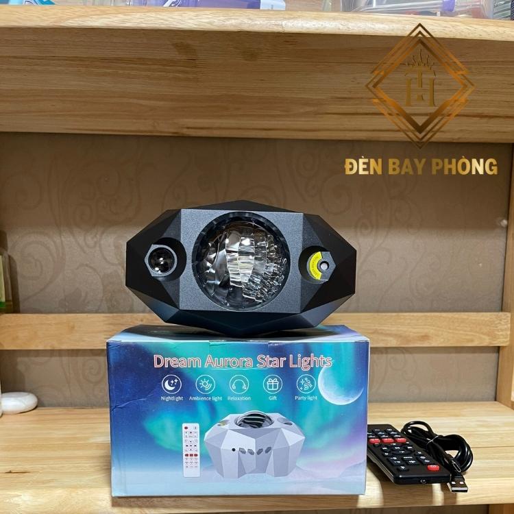Đèn Thiên Hà V6 Chiếu Sóng Nước  Version 6 Galaxy Kết Hợp Loa Bluetooth Dùng Cho Phòng Ngủ Và Phòng Bay