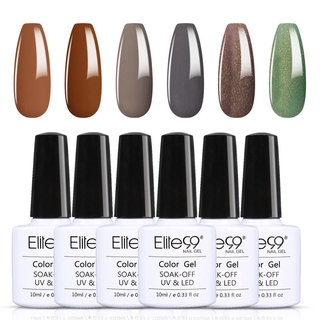 Set 6 lọ sơn móng tay gel uv elite99