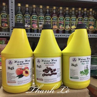 Siro/syrup đủ hương hàng huy bình 2kg5