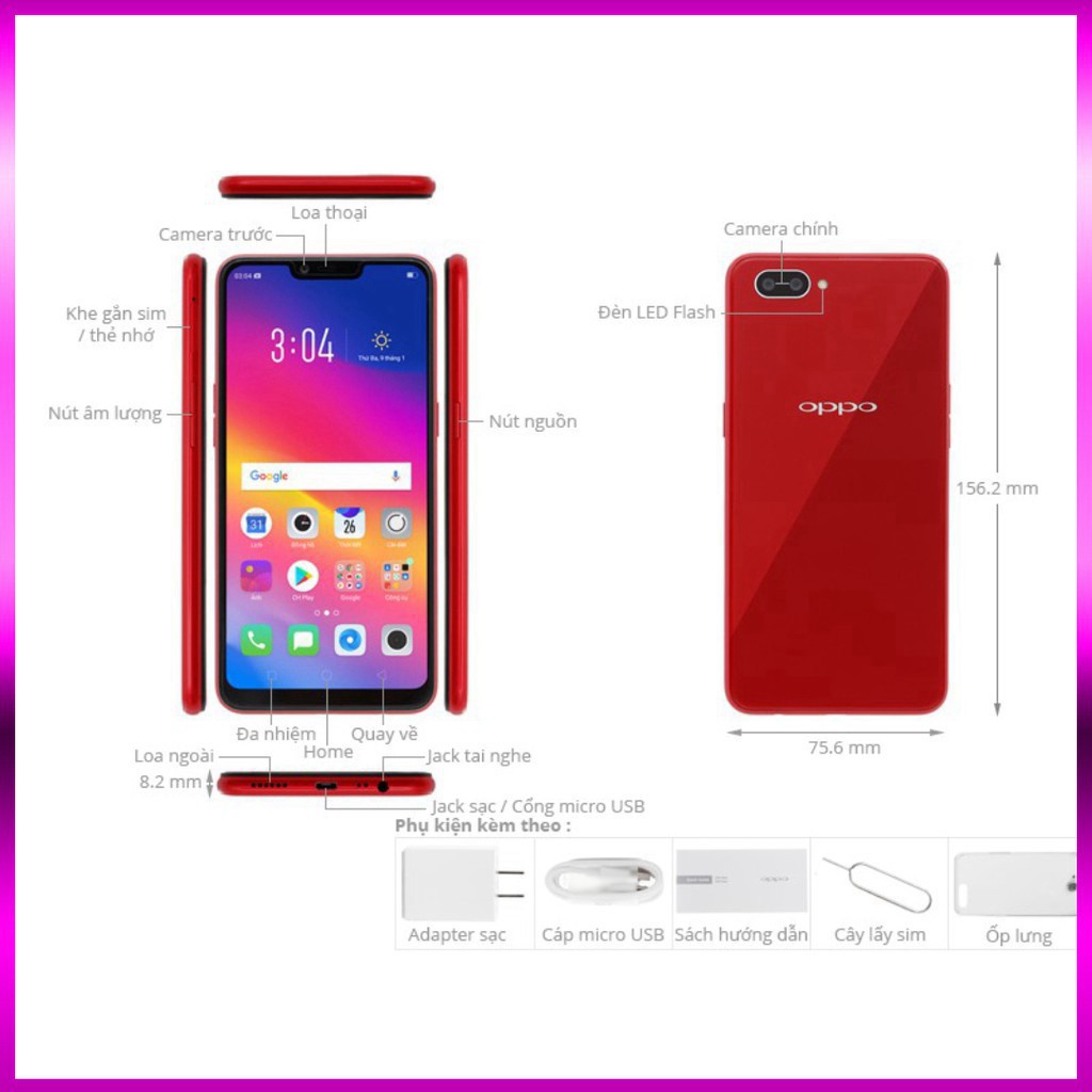 [Hot] Điện thoại Oppo A3s Voucher cho 200 khách hàng