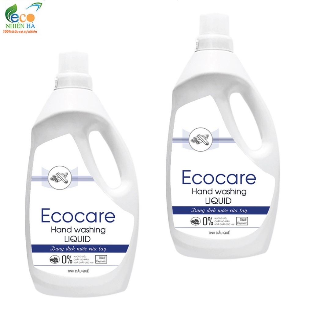 Nước rửa tay ECOCARE tinh dầu quế hữu cơ, nước rửa tay diệt khuẩn dạng bọt, không khô tay