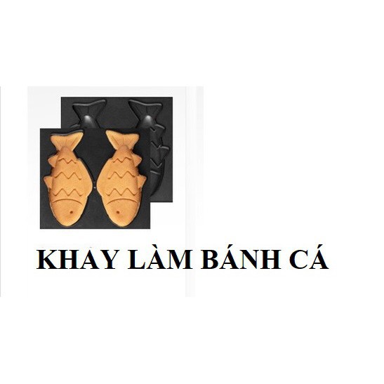 ✈Máy Làm Bánh Mini Đa Năng/Nướng Mì Sandwich PERSHOW KHAY CÁ