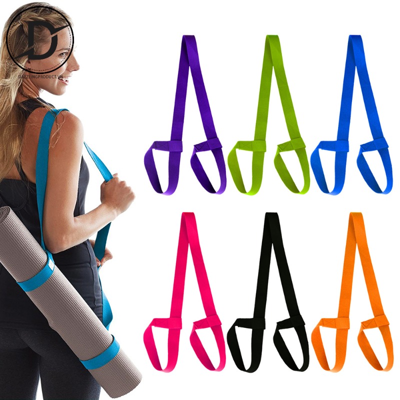 Adjustable Yoga Mat Carrying Straps Shoulder Carrier For Yoga Mat Two-way Elastic Yoga Belts
