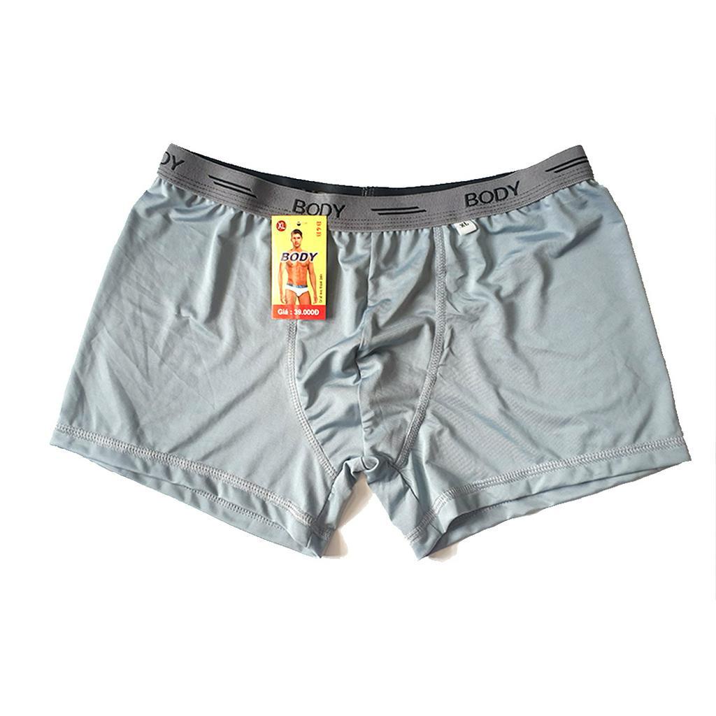 Quần sịp đùi (1 QUẦN), Quần Lót Nam lưng thun BODY - Quần boxer nam thun lạnh cao cấp QL018