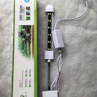 Đèn kẹp hồ cá mini 6W cho hồ 25cm trở lên