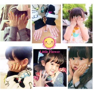 Bộ dán móng tay cho bé, bộ sticker móng giả dễ thương