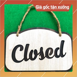 [HANDMADE] Bảng closed gỗ treo tường