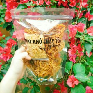 Heo khô sấy tỏi loại 100gr, 200gr, 500gr HANDMADE hàng ngon loại 1