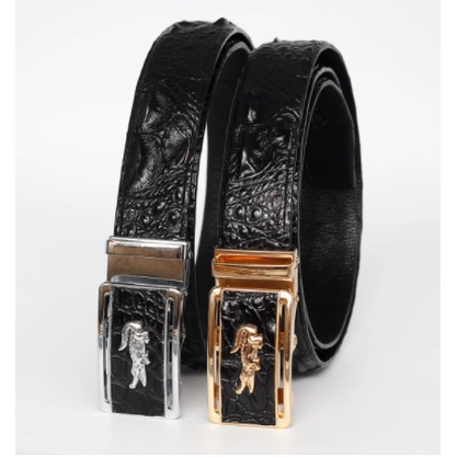 Thắt Lưng Vân Cá Sấu Dây Nịt Nam Da Bò Khóa-Tự Động Cao Cấp Đồ DA