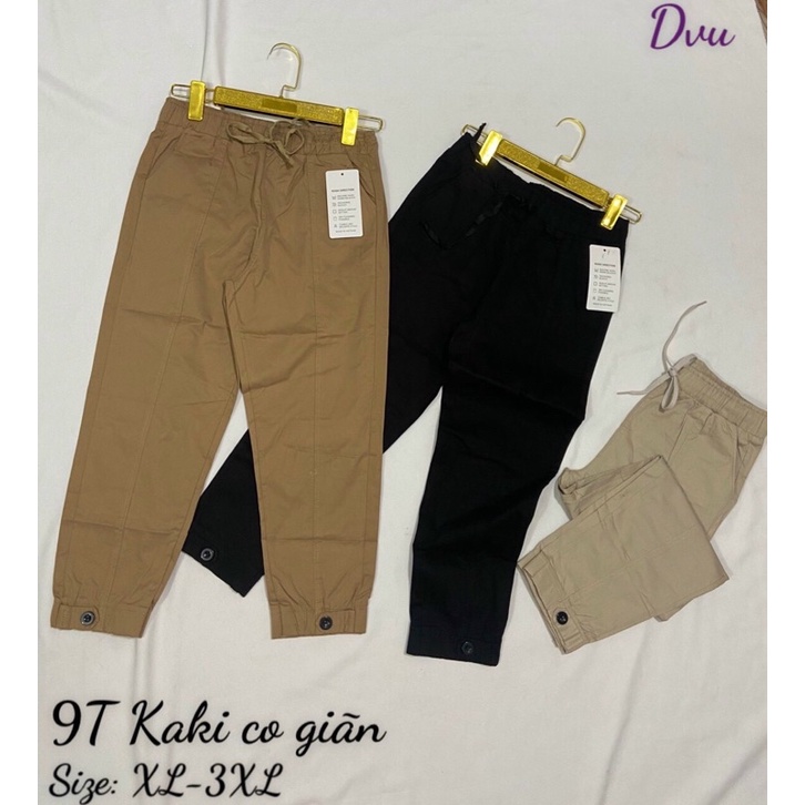 QUẦN KAKI NỮ 9 TẤC BO ỐNG