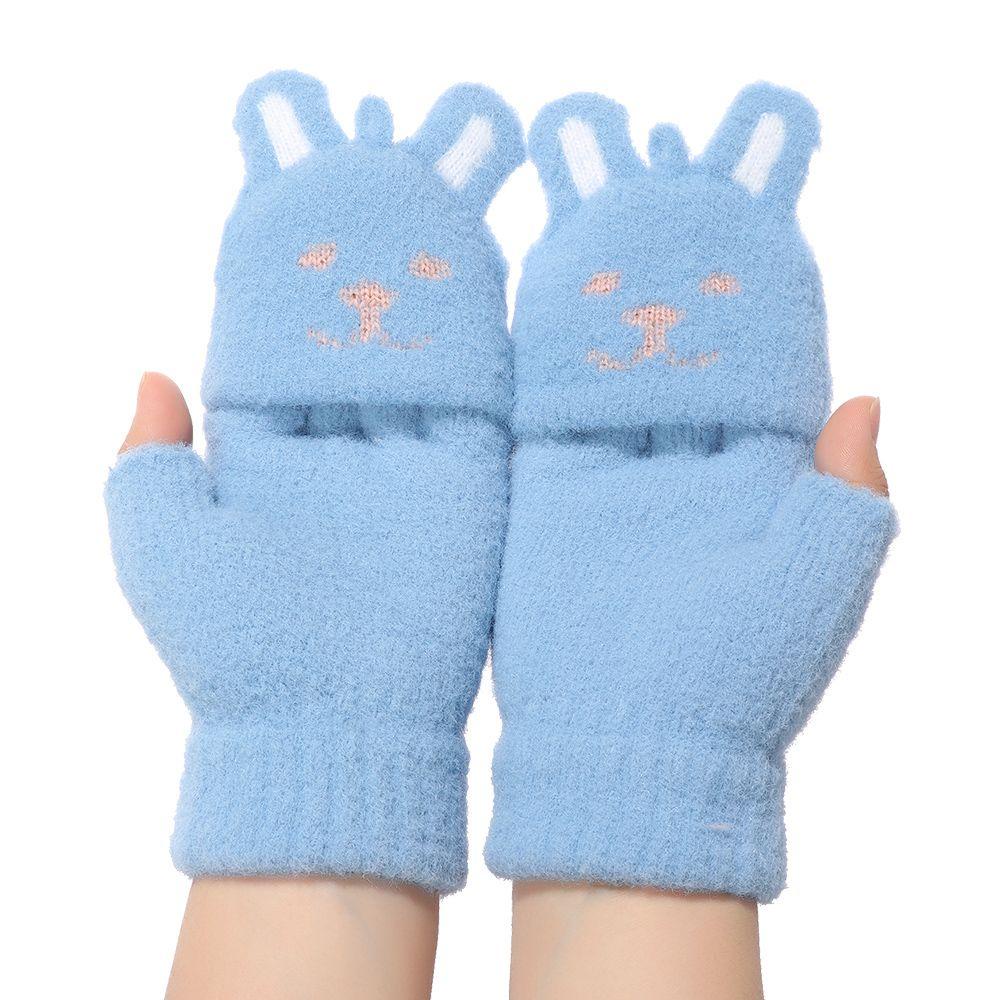 Găng Tay Dệt Kim Dày Dặn Giữ Ấm Ngón Tay MIHAN1