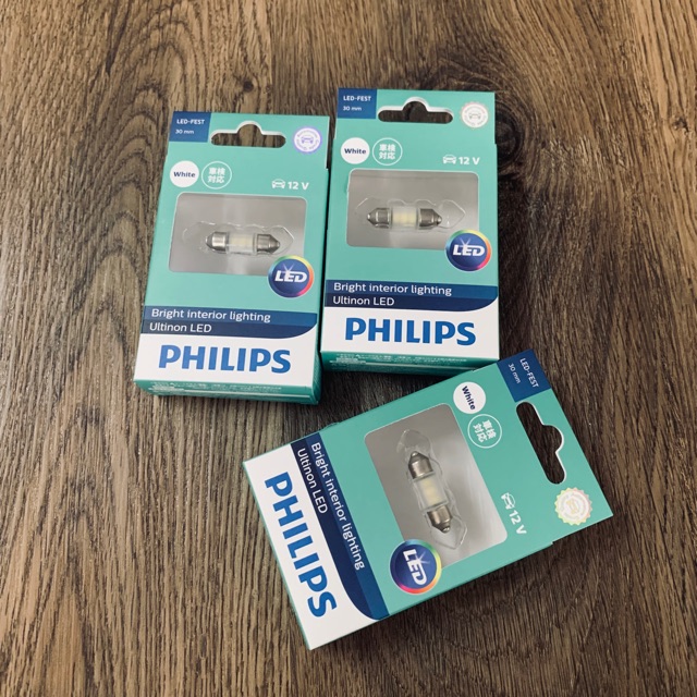 Bộ 3 đèn nội thất Philips 3.0cm cho Mazda
