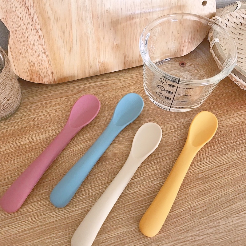 Thìa silicon bền đẹp chắc chắn cho bé ĂN DẶM