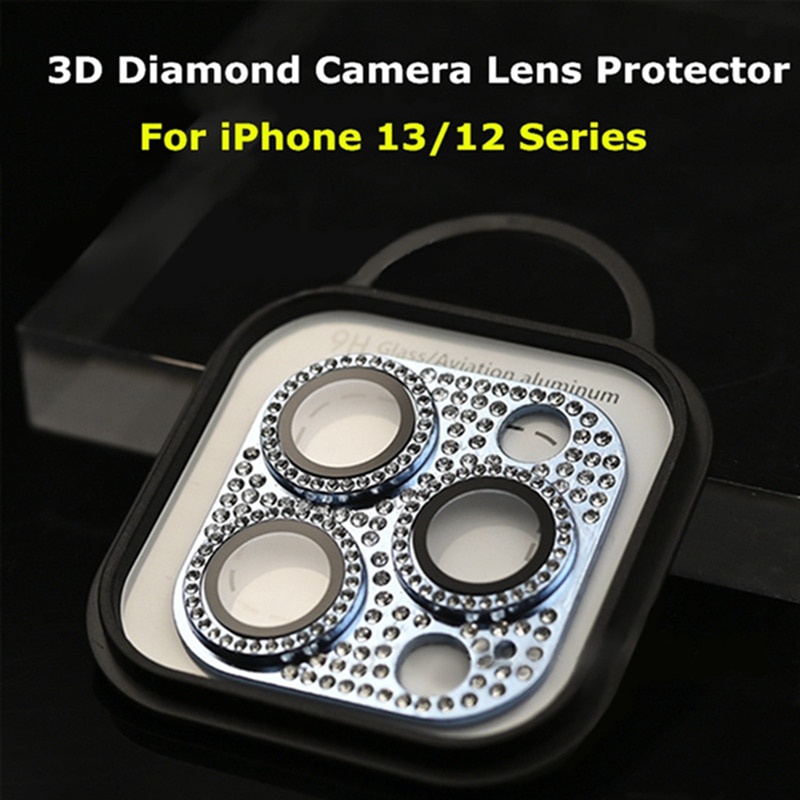 Ốp điện thoại kính cường lực 3D viền kim loại bảo vệ camera cho IPHONE 13 12 PRO MAX 11 12 PRO MAX 13 PRO