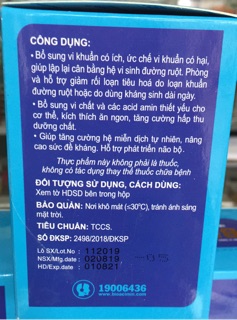 Cốm vi sinh Bioacimin Gold+
