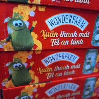  THÙNG TRÀ BÍ ĐAO WONDERFARM  24 LON x 310ML  