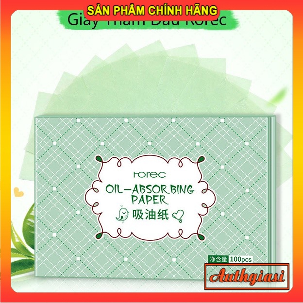 Giấy thấm dầu Rorec 100 tờ