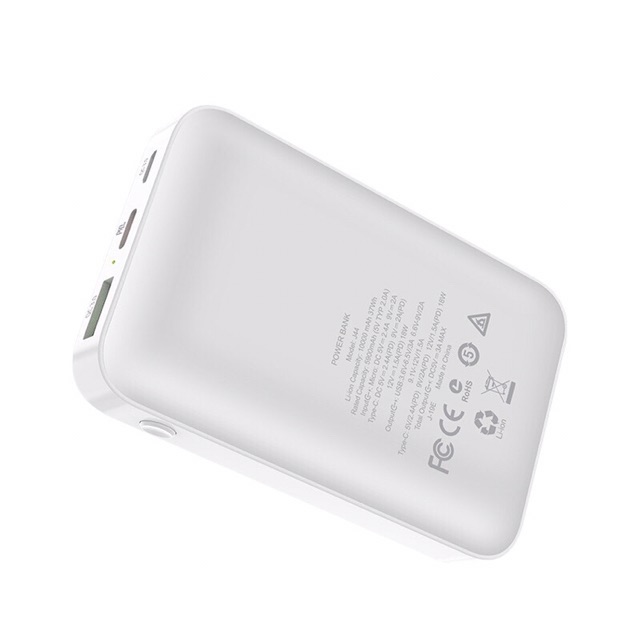 Hôc J44-[10.000mAh]Pin sạc dự phòng tích hợp 2 cổng sạc nhanh PD 18W &amp; USB QC 3.0