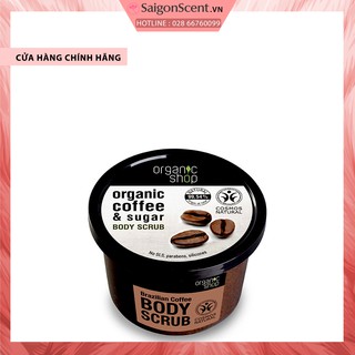 Tẩy tế bào chết cơ thể Organic Shop Coffee & Sugar Body Scrub ( 250mL )