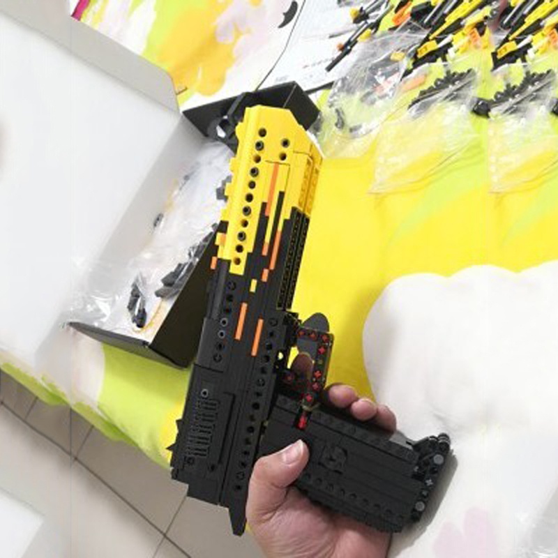 Đồ Chơi Lắp Ráp Xếp Hình Súng Lục Pistol D.E Blaze PUBG CS:GO Với 900+ Mảnh Ghép Phiên Bản Tiêu Chuẩn Của Kevin183