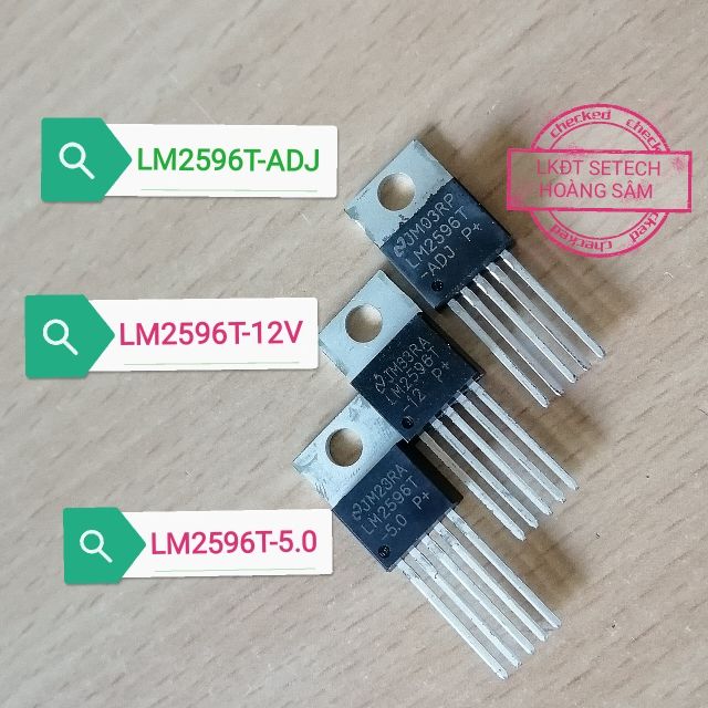 IC nguồn LM2596 kiểu chân TO220(5) các loại LM2596T-5.0,12V,ADJ