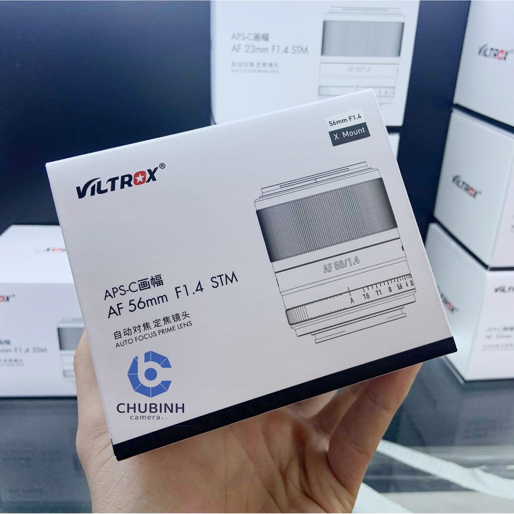 Ống kính Viltrox 56mm f/1.4 STM ED IF cho Fujifilm (AF 56mm F1.4) | Chính hãng
