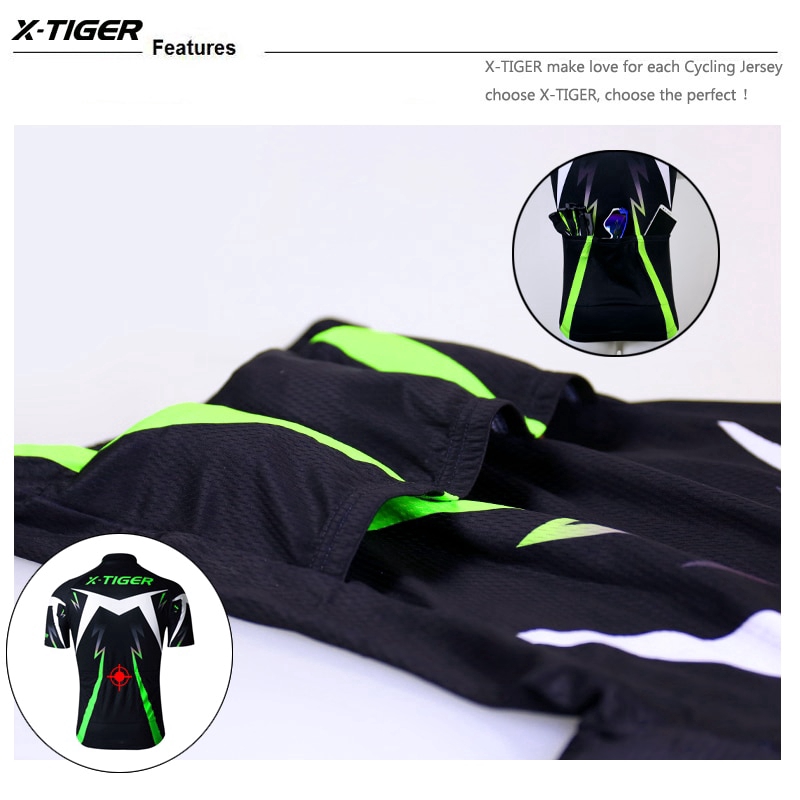 Áo Chạy Xe Đạp MTB X-TIGER Nhanh Khô Thoáng Khí Dành Cho Nam