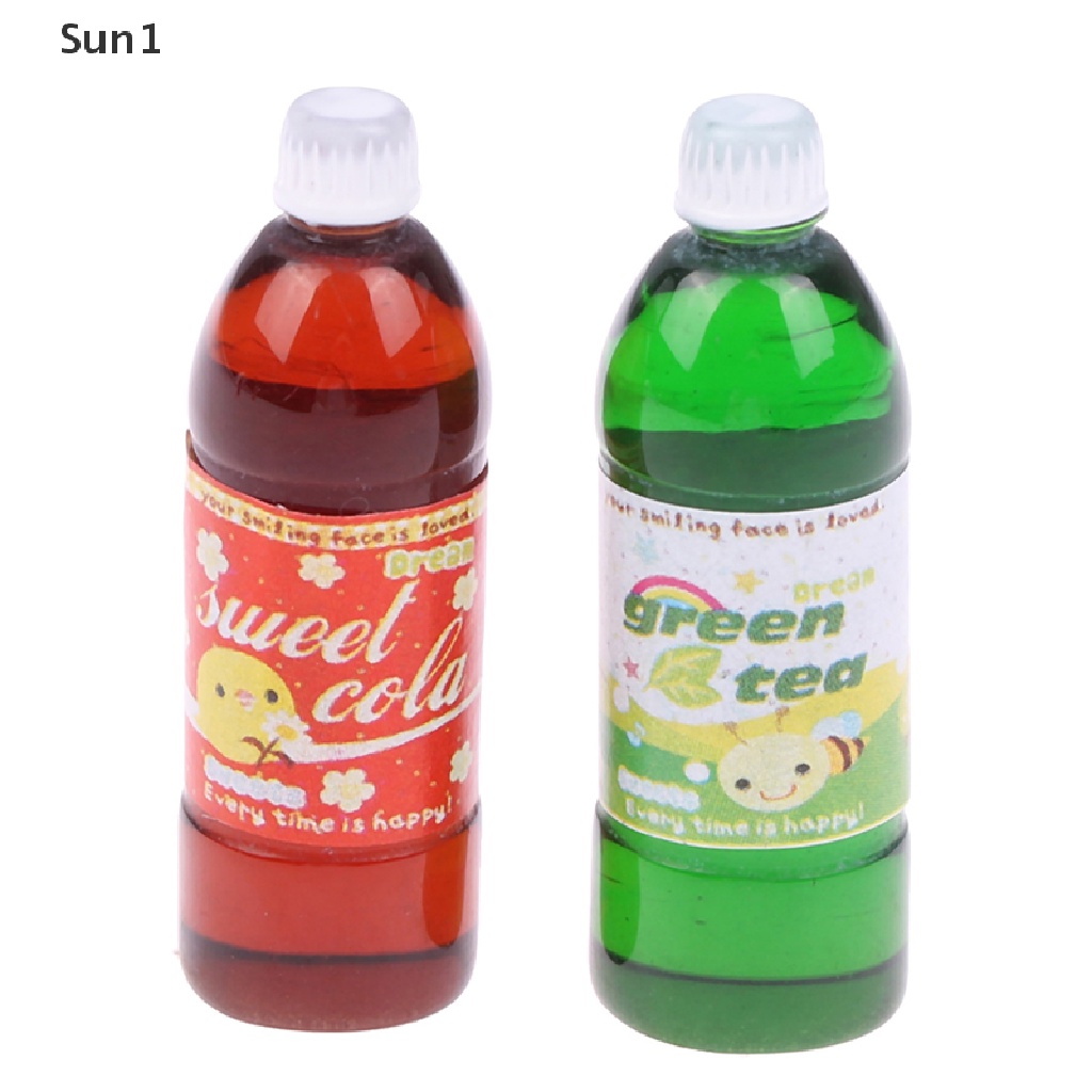 Set 6 Chai Nước Ngọt 1 / 12 Dùng Để Trang Trí Nhà Búp Bê