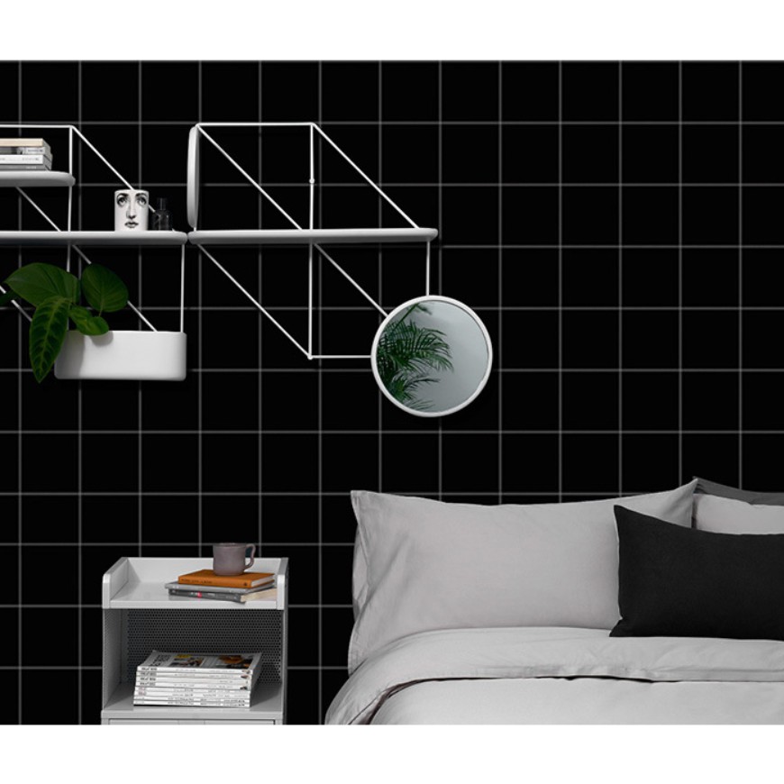 1 mét giấy dán tường Ô KẺ NHỎ NHIỀU MÀU khổ 45cm có keo sẵn