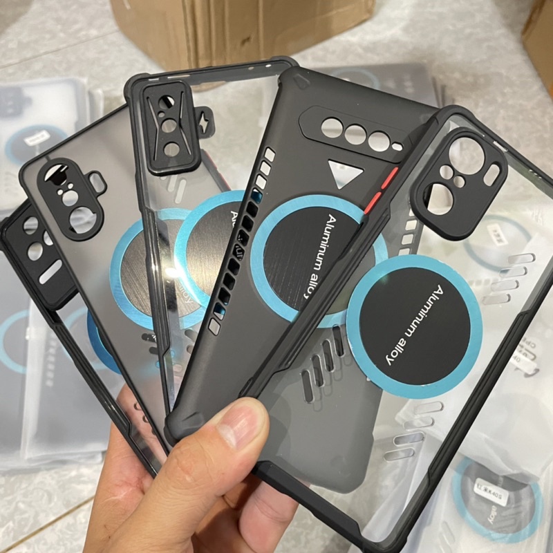Ốp Lưng Xiaomi K50 Gaming / Mi 12T / K50 / Pro / K40S /K40 Pro / K40 / Poco F3 /F4, Mặt lưng từ tính tản nhiệt